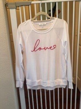 Workshop Republic Clothing "Love" Sweatshirt Size Medium